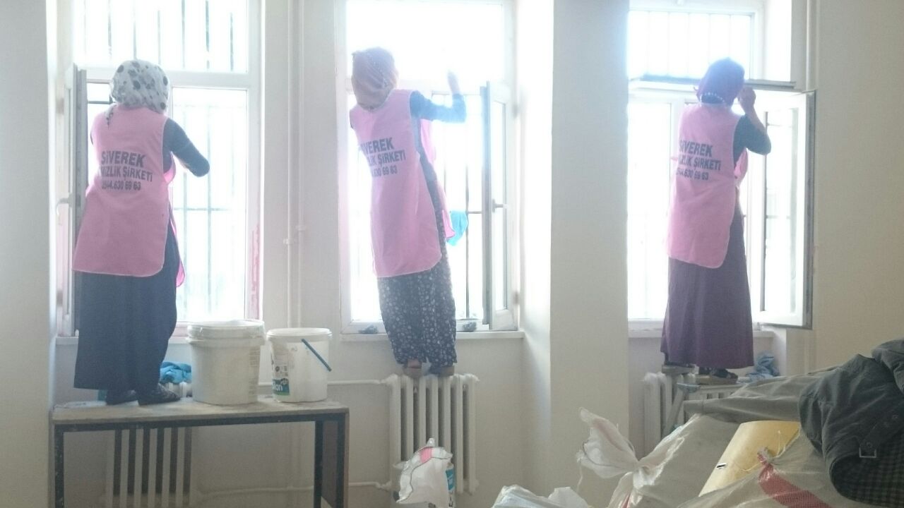 Ev temizliği öncesi görsel