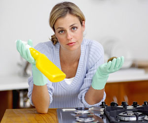 Ev temizliği sonrası görsel